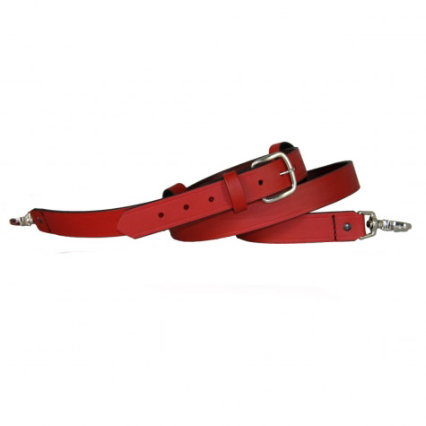 Boston Leather 1 1/4" Leather Fireman's Radio Strap