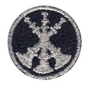 Hero's Pride Fire Bugle Embroidered Collar Rank Patch