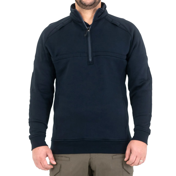 Cotton Quarter Zip Job Shirt